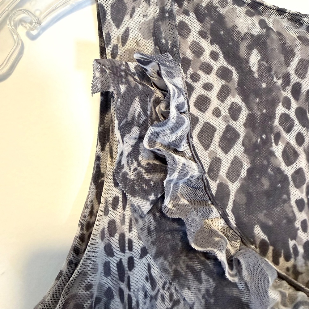 Sweet Pea Circa 2007 Python Print Double Mesh Tan… - image 5